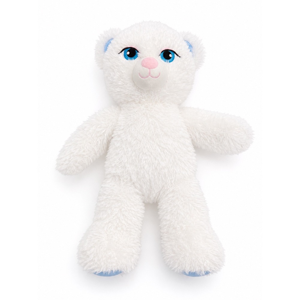 Build A Bear Frozen II White Teddy Bear Plush Disney‎ Elsa Anna Stuffed Animal - Picture 2 of 4
